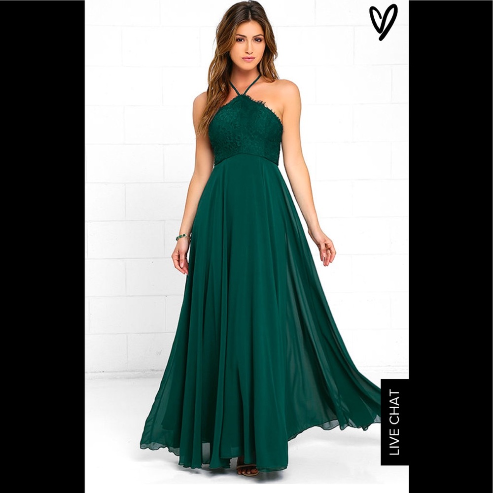 Dark Green Gown